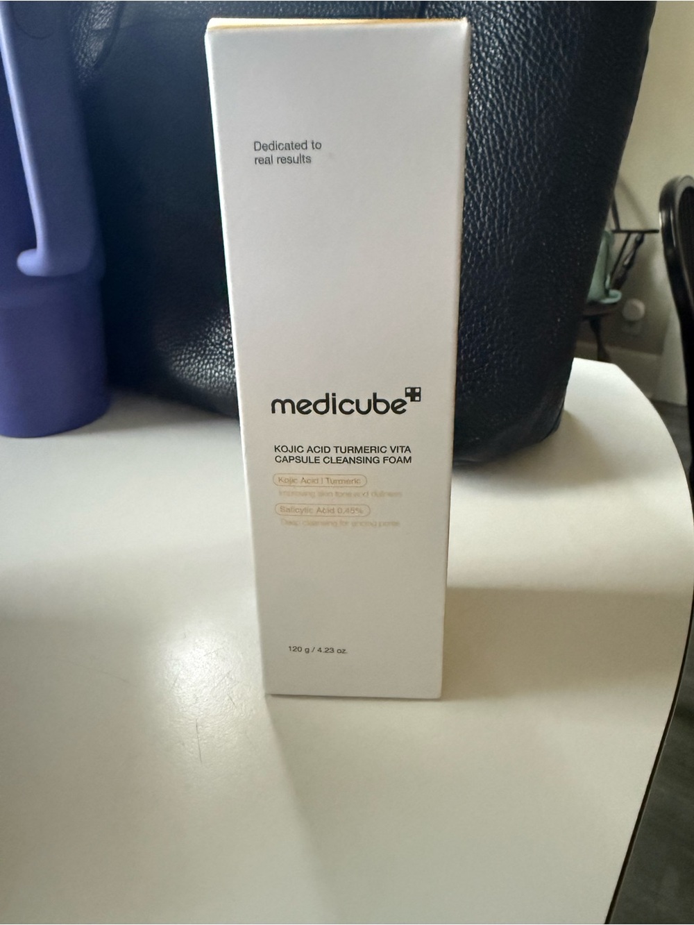 Medicube Kojic Acid Turmeric Vita Capsule Cleansing Foam — White